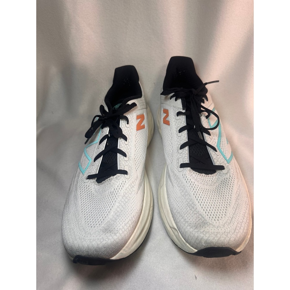 New Balance Fresh Foam X 1080 v13 Mens Running Shoes Grey Teal Orange SIZE 14 - Picture 4 of 11